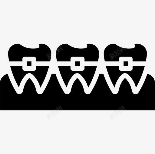 牙齿牙齿16实心图标svg_新图网 https://ixintu.com 实心 牙齿 牙齿16
