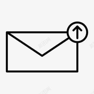 发送邮件信件消息图标图标