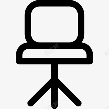 椅子家具124直线型图标图标
