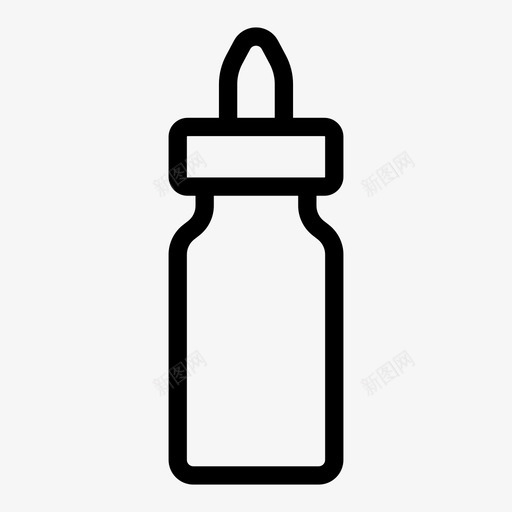 喂食器婴儿奶瓶图标svg_新图网 https://ixintu.com 喂食 奶瓶 婴儿 牛奶 饮料