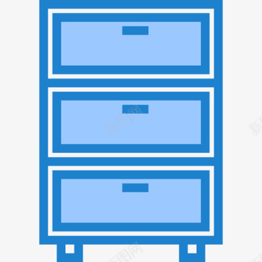 橱柜办公用品6蓝色图标图标