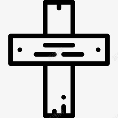 十字架葬礼16直系图标图标