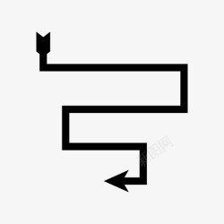 1步到位箭弓方向图标高清图片