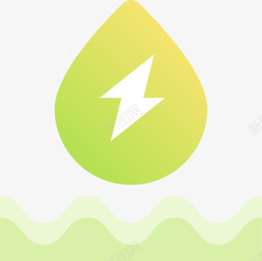 水力发电绿色能源8佛得角图标图标