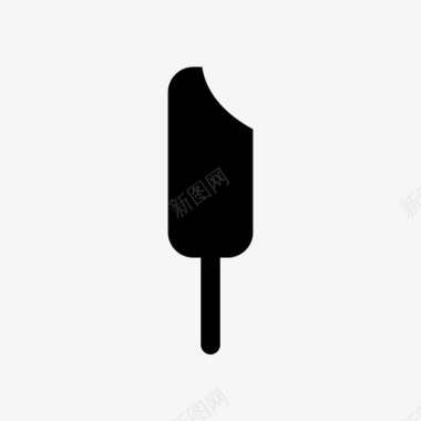 冰淇淋巧克力冷的图标图标