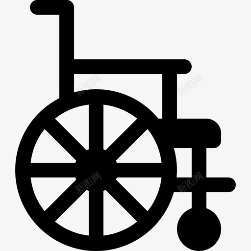 轮椅治疗5已填充图标svg_新图网 https://ixintu.com 填充 治疗 轮椅
