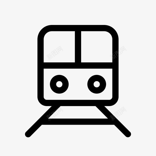 火车汽车道路图标svg_新图网 https://ixintu.com 交通 汽车 火车 线路 车辆 运输 运输线 道路