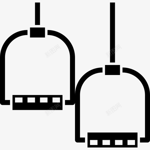 体操吊环34号健身房实心图标svg_新图网 https://ixintu.com 34号健身房 体操吊环 实心