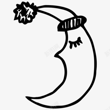 月亮梦想夜晚图标图标