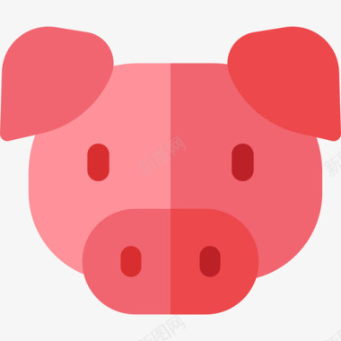 猪肉超市40平的图标图标