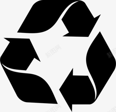 回收有机减少图标图标