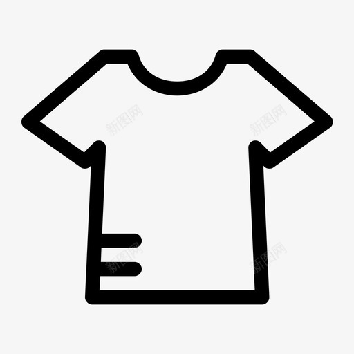 短袖衬衫服装t恤图标svg_新图网 https://ixintu.com t恤 服装 短袖衬衫 管理用户界面中等