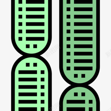 Dna医学141线状颜色图标图标