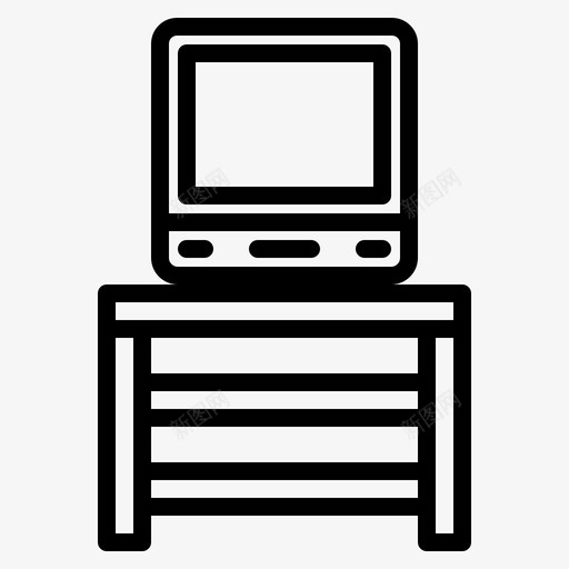 智能电视屏幕声音图标svg_新图网 https://ixintu.com 声音 复古 屏幕 手表 智能 电视