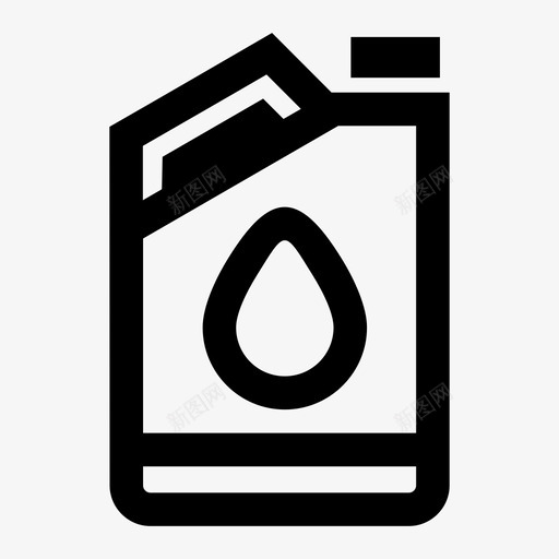 加油瓶子燃料图标svg_新图网 https://ixintu.com 加油 汽油 燃料 瓶子
