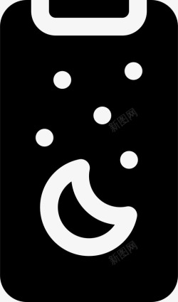 手机深度睡眠图标睡眠设备手机图标高清图片