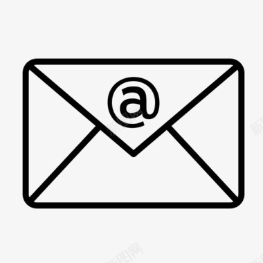 电子邮件收件箱电子邮件常规大纲图标图标