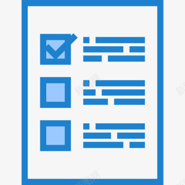文档办公供应商6蓝色图标图标