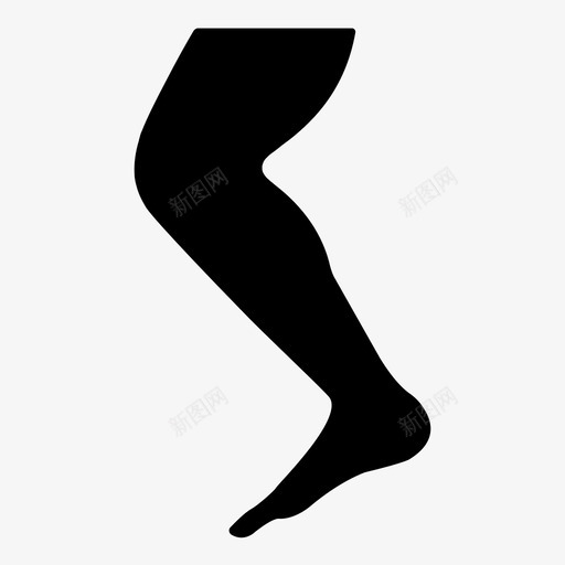 腿部人体部位图标集1svg_新图网 https://ixintu.com 人体 图标 腿部 部位