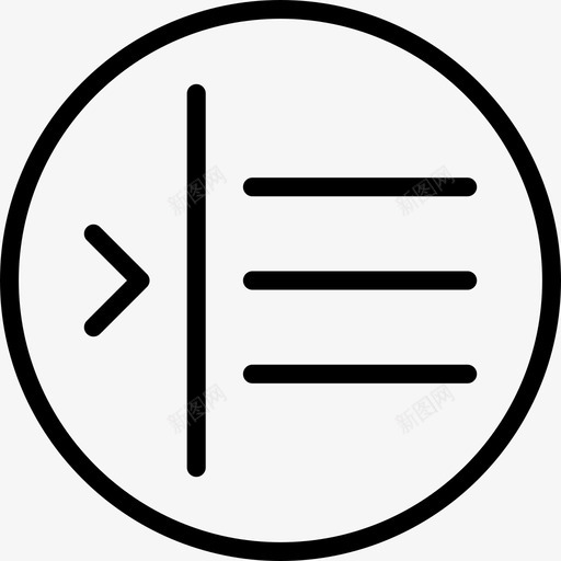 增量文本格式5线性图标svg_新图网 https://ixintu.com 增量 文本 格式 线性