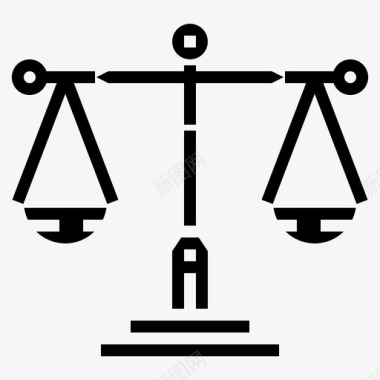 平衡平等公正图标图标