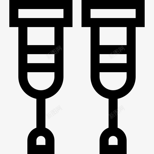 拐杖57号医院直线型图标svg_新图网 https://ixintu.com 57号 医院 拐杖 直线 线型