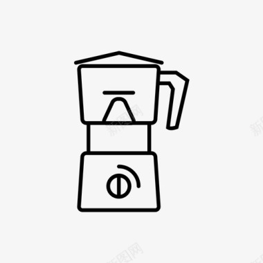 榨汁机搅拌机炊具图标图标