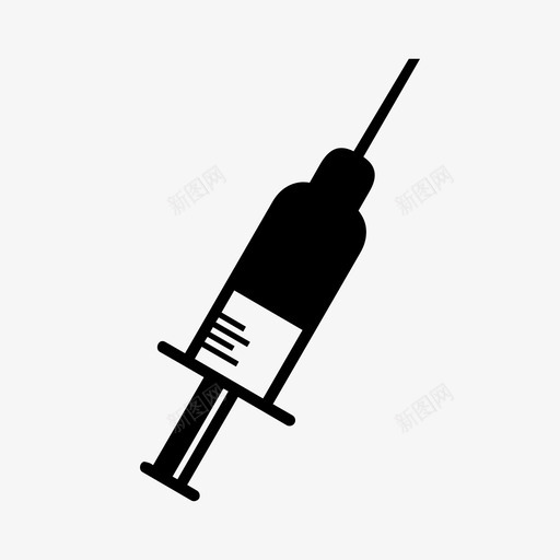 注射器药物注射剂图标svg_新图网 https://ixintu.com 注射剂 注射器 疫苗 类固醇 药物