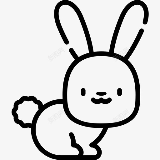 兔子宠物店56直系图标svg_新图网 https://ixintu.com 兔子 宠物 直系