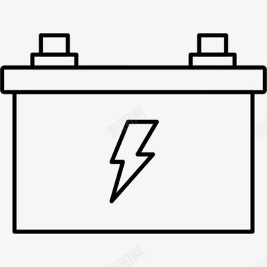 电池蓄电池电力图标图标