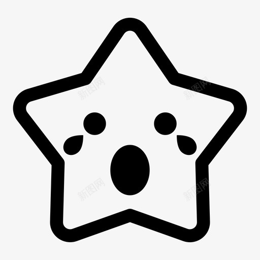 表情情感脸图标svg_新图网 https://ixintu.com 微笑 情感 明星 表情