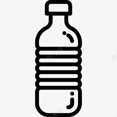 水瓶运行13线性图标图标