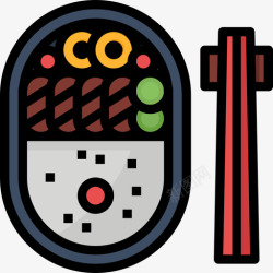 bentoBento日本49线性颜色图标高清图片