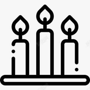 蜡烛葬礼22直系图标图标