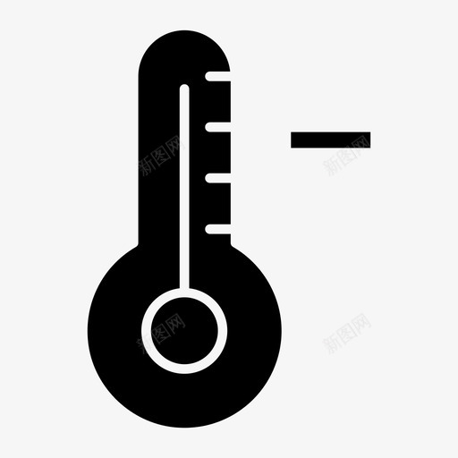 减温度表冷凉图标svg_新图网 https://ixintu.com 假期 冬天 温度 温度表 酒店