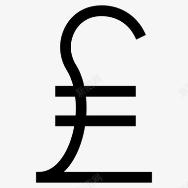 磅货币金融图标图标