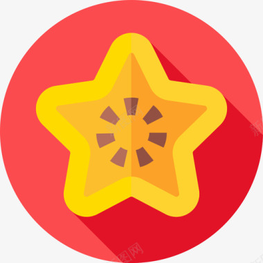 StarFruitfruitsandvegetables37flat图标图标