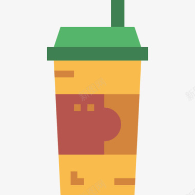 咖啡杯饮料22平的图标图标