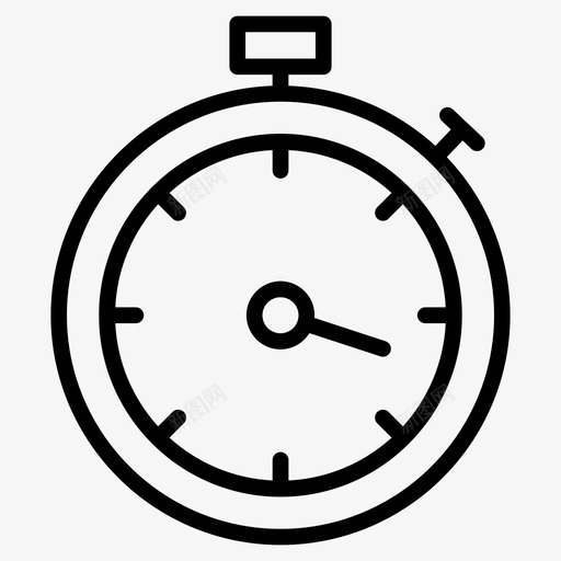 秒表时钟截止日期图标svg_新图网 https://ixintu.com 截止日期 时钟 比赛 秒表 计时器 赛车路线图标