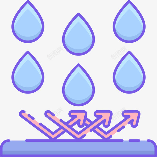 防雨洗车5线性颜色图标svg_新图网 https://ixintu.com 洗车 线性 防雨 颜色