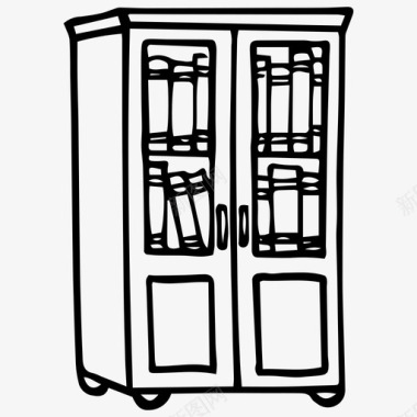 书柜书籍橱柜图标图标