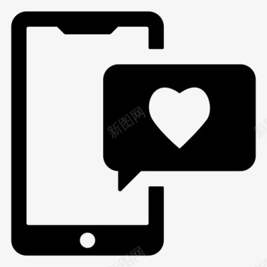 爱情短信聊天爱情交流图标图标