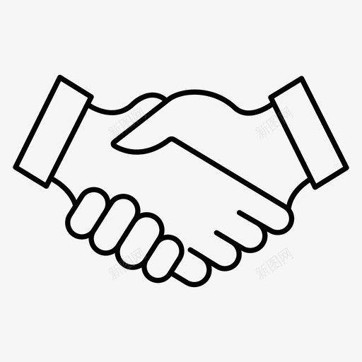 握手沟通交易图标svg_新图网 https://ixintu.com 交易 会议 关系 合作伙伴 图标 握手 沟通 通信线路