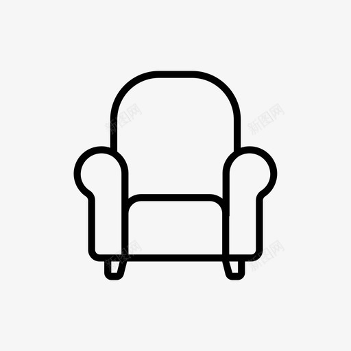 采购产品扶手椅家具家庭家具图标svg_新图网 https://ixintu.com 产品 内部 家具 家庭 座椅 扶手 采购