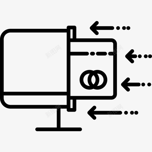 在线支付支付4概述图标svg_新图网 https://ixintu.com 在线支付 支付4 概述