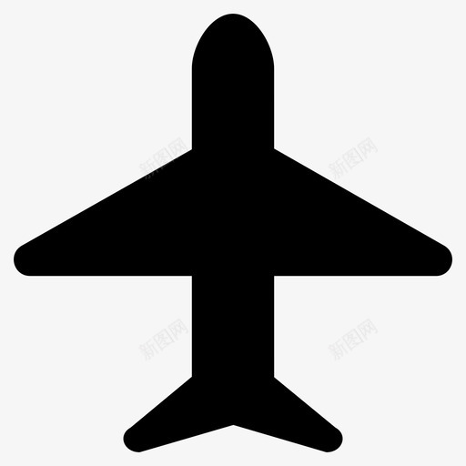 飞机空客界面符号图标svg_新图网 https://ixintu.com 图标 界面 空客 符号 飞机