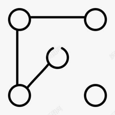 网络群集连接图标图标