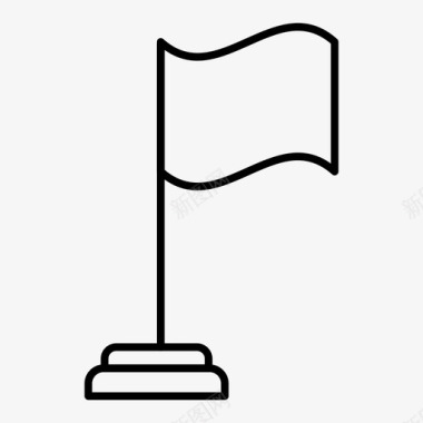 旗帜业务目标图标图标