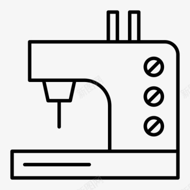 缝纫机电子电子线路图标图标