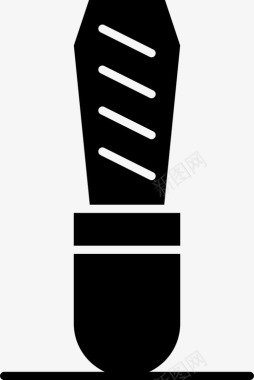 缓冲器锉刀指甲图标图标